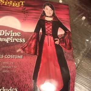 Vampire Demon Queen Dress Costume Size M (7-10)